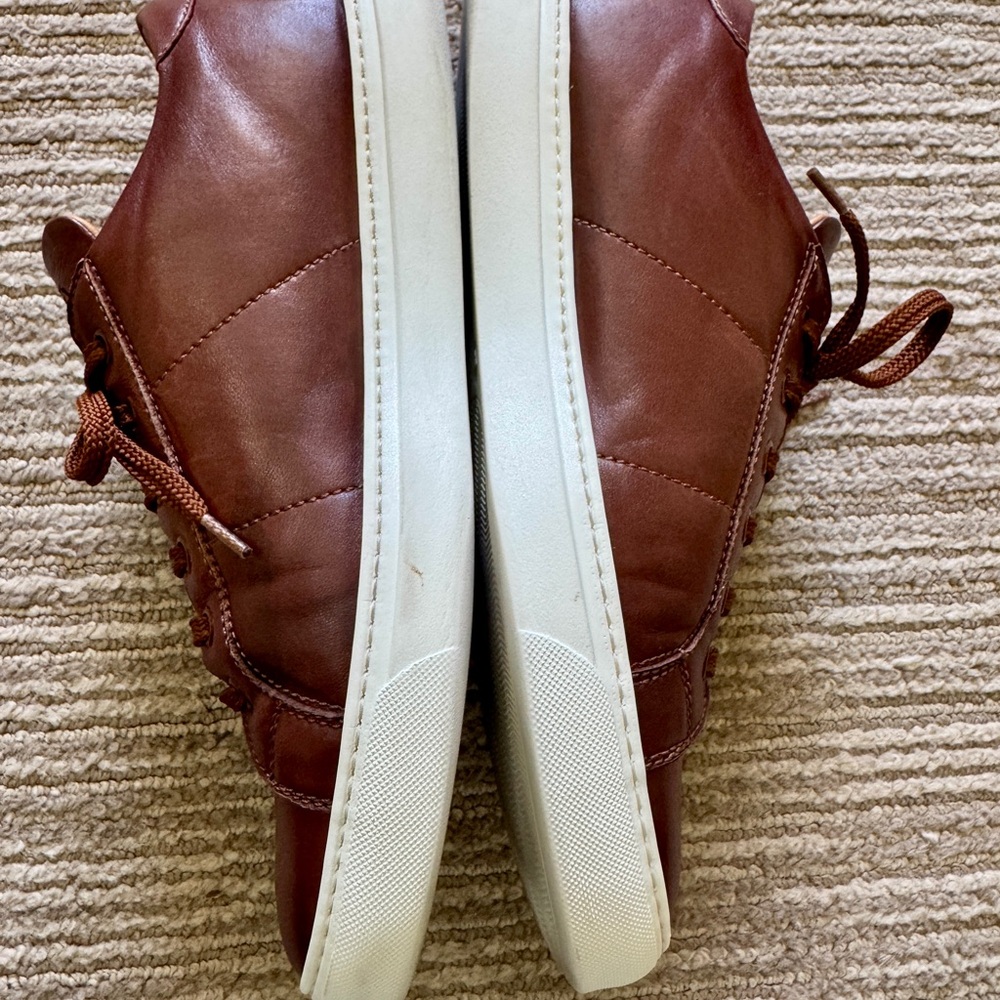 To Boot New York Colton, Brown Leather Sneakers, size 9 - Picture 13 of 16